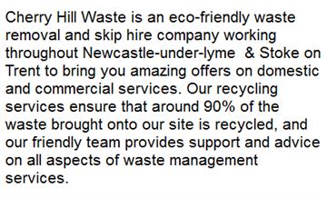 Cherry Hill Waste Ltd