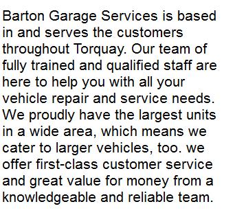 Barton Garage Services