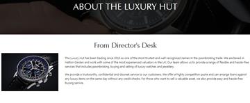 The luxury best sale hut hatton garden