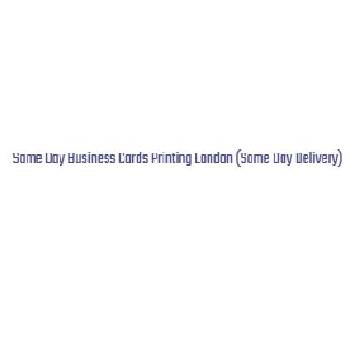 Same Day Business Cards Printing London (Same Day Delivery)