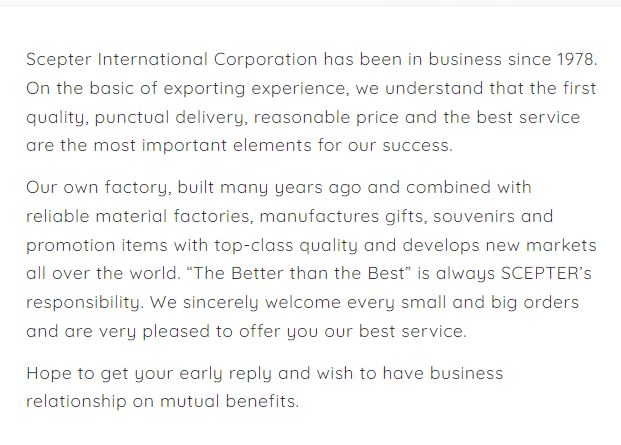Scepter International Corporation