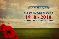 FIRST WORLD WAR ARMISTICE CENTENARY 1918 - 2018