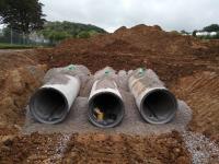 Attenuation systems for sustainable drainage project