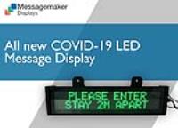 All new COVID-19 LED Message Display