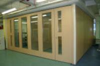 Operable walls from Beehive allow Flexible classroom spaces provided by Beehive Folding Partitions