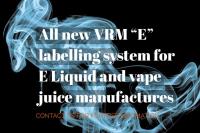 All new labelling machine specifically developed for E-liquid manufactures