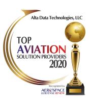 Alta Data Technologies Recognised as a Top 10 Aviation Solutions Supplier by Aerospace & Defense Review