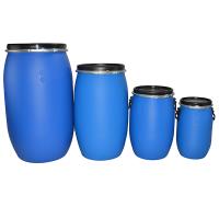 How do you safely dispose of plastic barrels?