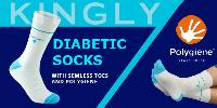 Diabetic socks with Polygiene by Kingly