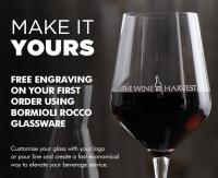 Elevate your Beverage Service with Engraved Bormioli Rocco Glassware