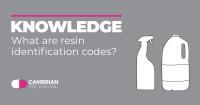 What are resin identification codes?