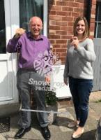 Sheffield Lasers donate LED lit sign for charity The Snowdrop Project