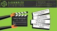 TV & Film Production Signs