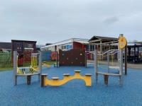 What are the types of playground equipment?