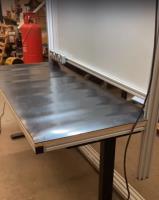 Height adjustable table built for Bentley Motors