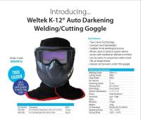 Weltek K-12 Auto Darkening Welding / Cutting Goggle
