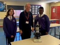 Jan 2022 - Local Supplier To Health Industry Donates Microscope To Local School