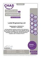 Lubet Engineering completed CHAS Advanced assessment!