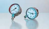 Hastelloy pressure gauge for highly aggressive media