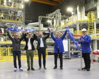 World’s first dedicated production line for sustainable and floatable shrink sleeve film opened in Poland