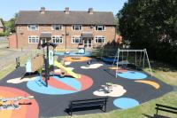 Proludic was delighted to be in attendance as RAF Cosford’s Station Commander, Group Captain Gareth Bryant, officially opened a new play area designed and installed by Proludic for RAF families
