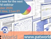 Using the PatWorld Patent Intelligence Platform - Webinar 22 Oct 2020