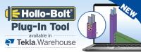 New Hollo-Bolt plugin tool available in Tekla Warehouse.