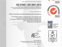 AS9100D & ISO 9001 RECERTIFICATION