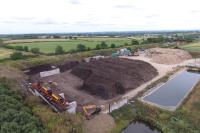 CRJ Services Supplies Growing Beds Recycling Services with a Duel Kentek Static Trommel System