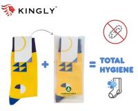 Super Hygenic Bacteria Free Socks Packaged Into Individual Bags