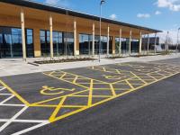 How often should car park markings be changed?