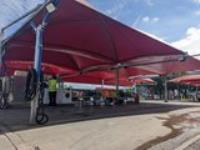 Cantilever Trent canopies at Car Wash in Lincoln