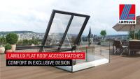 Luxury access to the roof terrace by LAMILUX