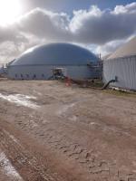 Manways being put to good use on a Biogas Plant
