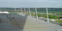 SG4 FLAT ROOF GUARDRAIL SYSTEM AVAILABLE FOR SALES & HIRE 