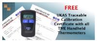 Free UKAS Traceable Calibration Certificate