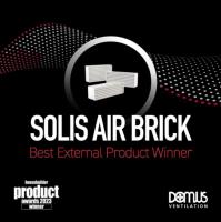 Domus Ventilation wins the 2023 Housebuilder ‘Best External Product’ award for its Solis Airbrick