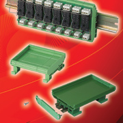 DIN&#45;Rail Mounting for Open PCB Assemblies
