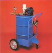 Efficient trolley mounted pressure testing system