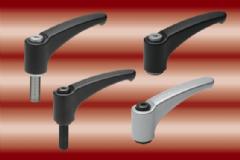 Adjustable clamping handles from Elesa