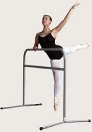 Lightweight portable ballet barre offer from Harlequin