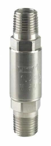 BURN OUT SAFETY UP TO 240 BAR ON NON&#45;RETURN VALVE FROM WITT