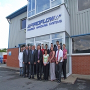 Nigel Evans, MP for Ribble Valley and Deputy Speaker of the House of Commons, visits Spiroflow