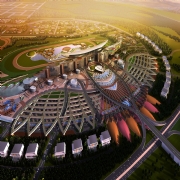 Zaun supplies 3.6km of fencing panels to Meydan Racecourse, Dubai