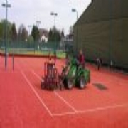 New Synthetic Clay Court Maintenance 