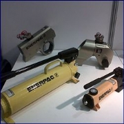 Enerpac prototype P&#45;80 Hand Pump Exhibited by Worlifts