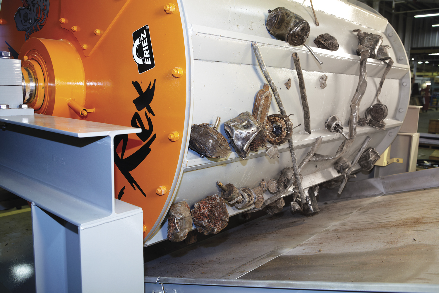 Eriez Offers Solution to Meatball Problems with New Scrap Drum