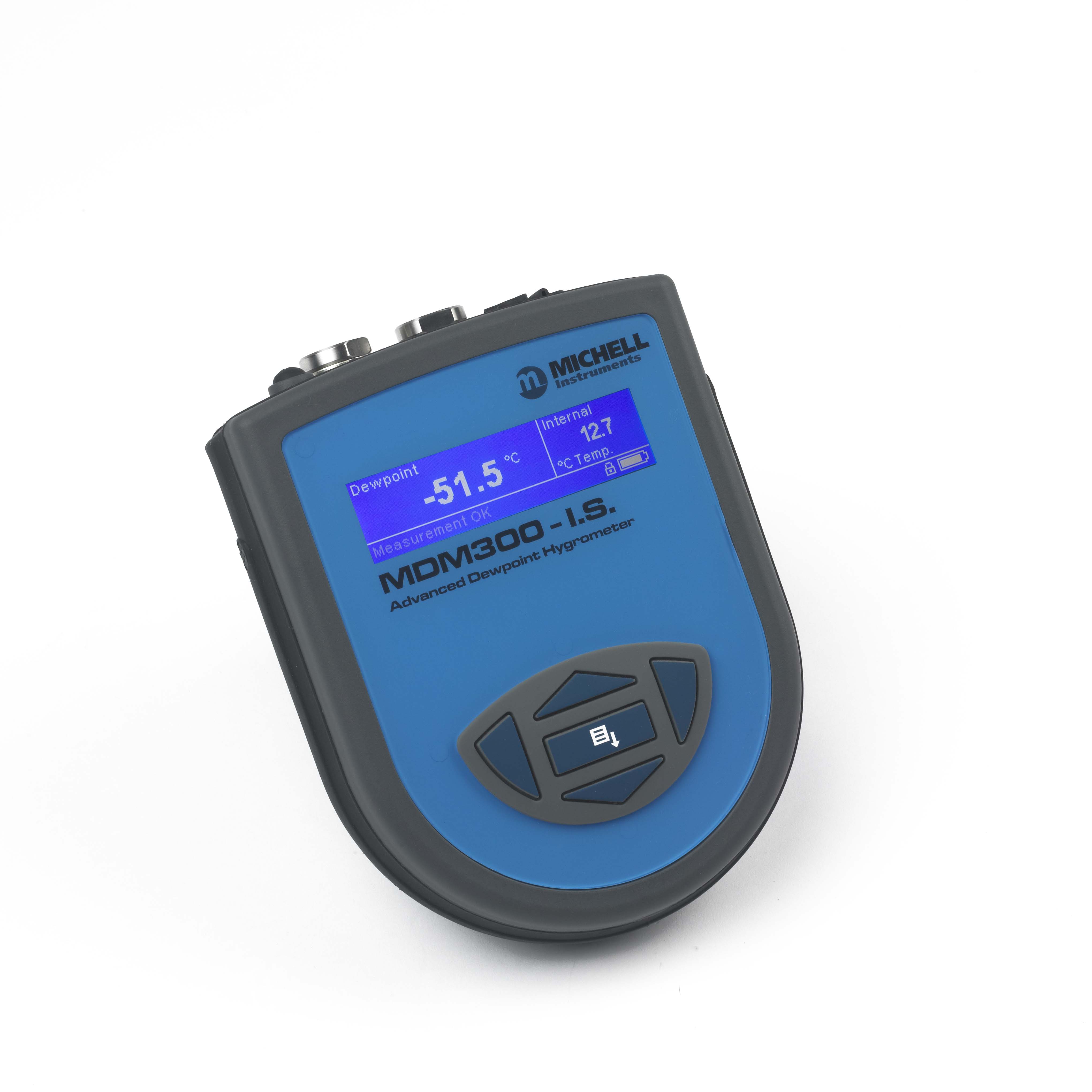 Portable hygrometer for field measurements at pipeline pressure in the natural gas industry 