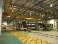 Gogar Tram Depot – slip resistant epoxy resin coating protects the floor and enhances safety