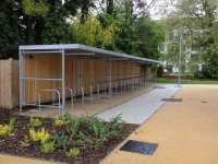 Project - Contemporary FalcoZan-180 Cycle Shelter for Reading University!